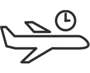 flight delay icon